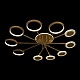 потолочная светодиодная люстра loft it megan 10164m gold