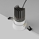 встраиваемый светильник maytoni technical dip dl118-15w-3k-w