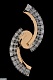 бра louise le7726/1w gold