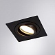 встраиваемый светильник arte lamp tarf a2168pl-1bk
