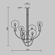 потолочная люстра maytoni status mod333pl-06b