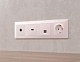 лицевая панель для tv розетки ambrella volt alfa ap2130