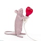 настольная лампа mouse lamp love edition usb seletti