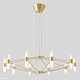 подвесная люстра crystal lux dorotea sp10 gold