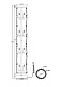 торшер maytoni puntes mod043fl-08ch