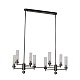 люстра на штанге am group indigo spl8 pearl black