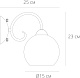 бра arte lamp a9317ap-1ab