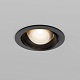 встраиваемый светильник maytoni lens dl105-12w3k-b