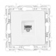 розетка телефонная rj11 arte milano 217.51-1.white