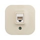 розетка компьютерная rj45 legrand quteo 782254