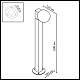 ландшафтный светильник odeon light nature viva 7124/1g