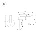бра arlight sp-verdi-long-wall-3w warm3000 051667