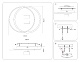 потолочная люстра ambrella light linetech fl51391