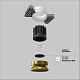 встраиваемый светильник maytoni round dl058-12w4k-trs-bs