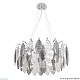 подвесная люстра crystal lux trevi sp6 chrome