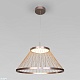 подвесная люстра eurosvet cesta 40017/1 led коричневый a069288