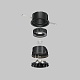 декоративная рамка-отражатель maytoni technical wise ring057-10-gf
