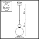 подвесной светильник odeon light midcent lolla 6625/1a