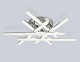 потолочная люстра ambrella light acrylica original fa8898