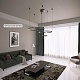 подвесной светодиодный светильник crystal lux fortuna sp158w led black