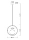 подвесной светильник arte lamp matisse a7741sp-1bk