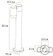 ландшафтный светильник arte lamp mistero a3302pa-1bk