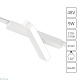 трековый светодиодный светильник arte lamp rapid a2960pl-1wh