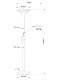 торшер arte lamp duetto a4329pn-2pb
