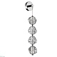 настенный светильник odeon light jemstone 5084/17wl