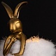 настольная лампа loft it lapine 10315/a white fluff