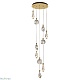 каскадная люстра delight collection colvin mt9176-10h titanium gold