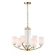 подвесная люстра  st luce опал sl1403.303.06