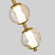 бра delight collection ob2437 brass/clear