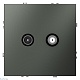 розетка телевизионная voltum s70 vls060406 (титан)
