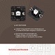 розетка rj45 arte milano 217.45-1.black