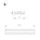трек arlight mag-vibe-track-257-2000 (wh-bk) 053254