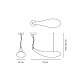 подвесной светильник 1629010a cosmic artemide