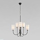 подвесная люстра eurosvet abbey 60164/6 черный smart a065746