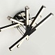 потолочный светильник modelight mdl.9371.600cl bk