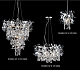подвесная люстра crystal lux romeo sp10 chrome d600