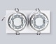 встраиваемый светильник ambrella light techno spot ip protect tn6612