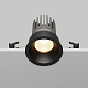 встраиваемый светильник maytoni technical dip dl117-15w-3k-b