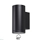 уличный настенный светильник odeon light nature long 7142/24wl