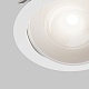 встраиваемый светильник maytoni lens dl105-12w3k-w