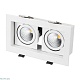 встраиваемый светильник arlight cl-kardan-s180x102-2x9w day 024138