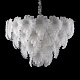 подвесная люстра delight collection crystal leaf 6302p/d800 gold/white