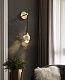 настенный светильник delight collection crystal rock ii 9701w brass/clear
