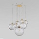 подвесная люстра tk lighting 4608 cadix gold