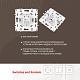 розетка телефонная rj11 arte milano 217.51-1.white