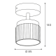 накладной спот wolta muse wsl-gx53/19wg-2